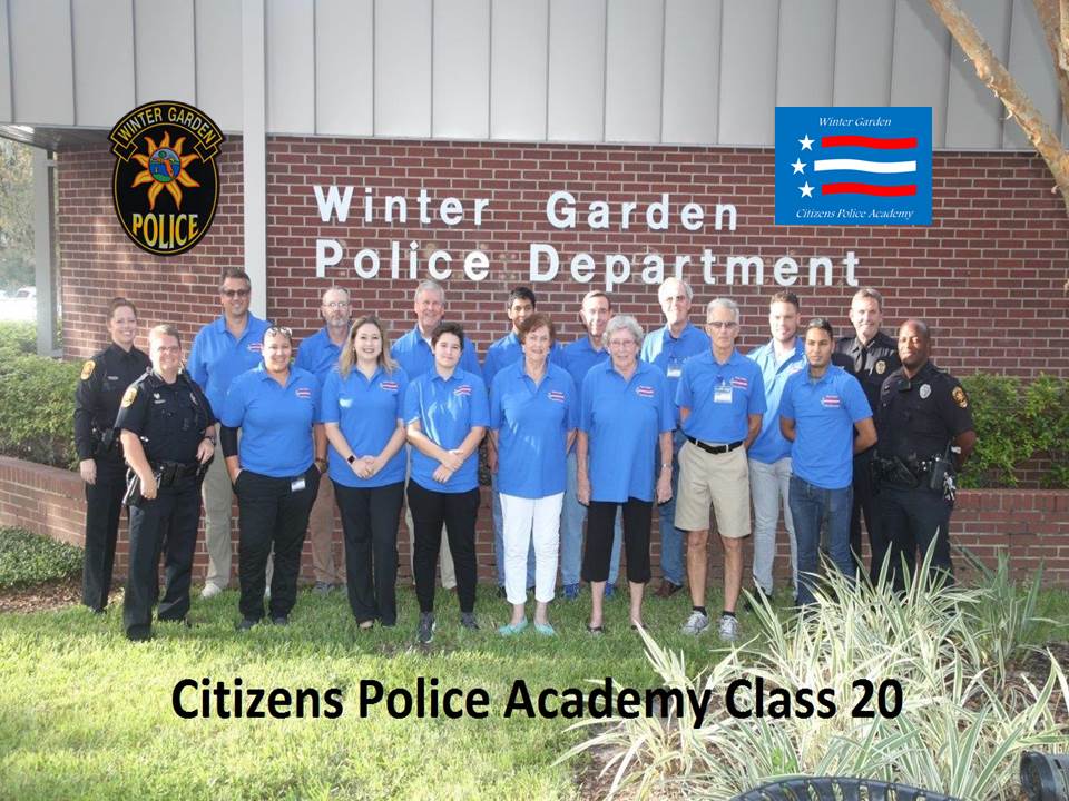 Citizens Police Academy Class 20