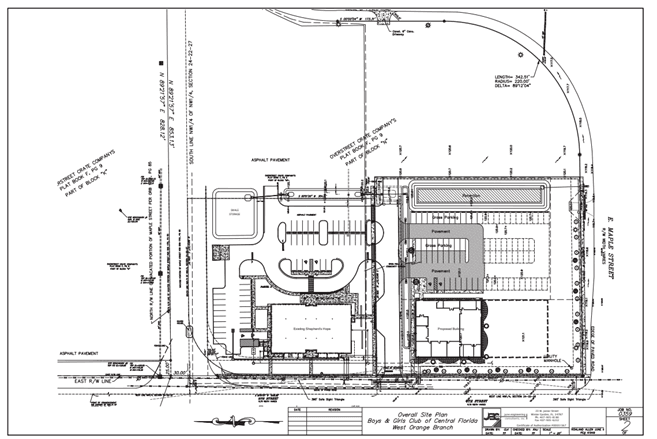 Boys and Girls Club Site Plan
