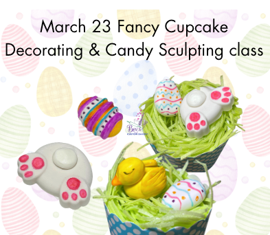 3-23- Fancy Cupcake Class